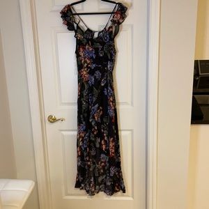 Floral high low dress